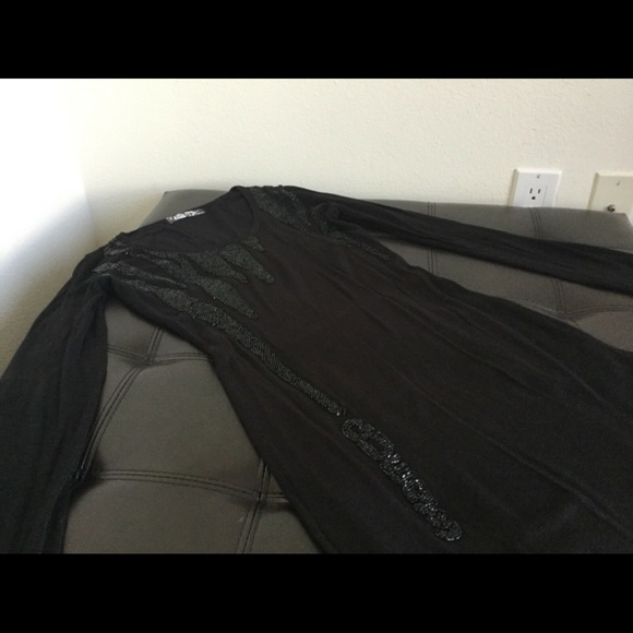 Guess Knitwear Bodycon Dress w/ Embellishments M - Picture 4 of 7